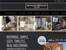 Tablet Screenshot of natashabradleyhome.com